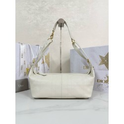 디올 Dior Medium D-Journey Bag White 33cm