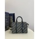 디올 Dior Groove 25 Bag Oblique Jacquard Blue 25cm
