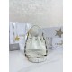 디올 Dior Jolie Bucket Bag White 16cm