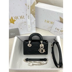 디올 Dior Lady D-Joy Micro Bag Black 16cm