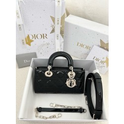 디올 Dior Small Lady D-Joy Bag Black 22cm