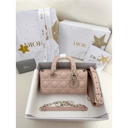 디올 Dior Small Lady D-Joy Bag Pink 22cm
