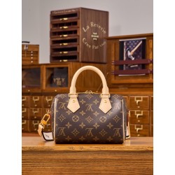 루이비통 Louis Vuitton M46234 Speedy Bandouliere 20 Monogram Black 20CM