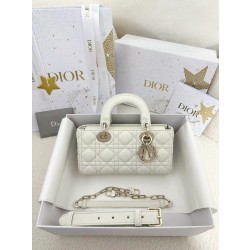 디올 Dior Small Lady D-Joy Bag White 22cm