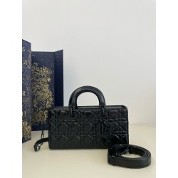디올 Dior Medium Lady D-Joy Bag Black 26cm