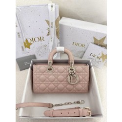 디올 Dior Medium Lady D-Joy Bag Pink 26cm