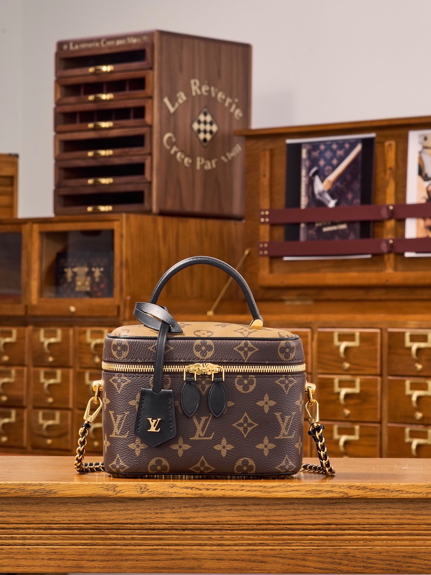 루이비통 Louis Vuitton M45165 NVanity PM Monogram 19CM