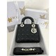 디올 Dior Small Lady Dior Bag Black 20cm
