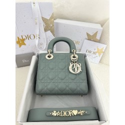 디올 Dior Small Lady Dior My ABCDior Bag grey 20cm