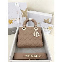 디올 Dior Small Lady Dior My ABCDior Bag Pink 20cm