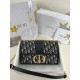 디올 Dior 30 Montaigne Chain Bag Oblique Jacquard Blue 25cm