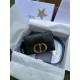 디올 Dior Mini 30 Montaigne Bag Black 17.5cm