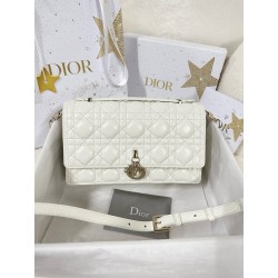 디올 Dior My Dior Top Handle Bag Black 24cm