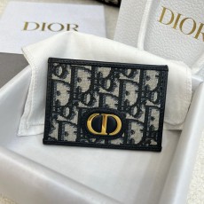 디올 Dior 30 Montaigne Card Holder Blue