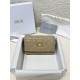 디올 Dior Jolie Glycine Wallet Apricot 11cm