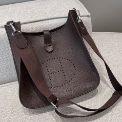 에르메스 Hermes Evelyne 29cm TC 46 Ebene/silver