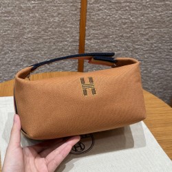 에르메스 Hermes Bride-a-Brac 21cm all- cotton ocre/silver