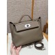 에르메스 Hermes Kelly 2424 29cm evercolor 18 Etoupe/silver