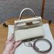 에르메스 Hermes Mini Kelly 19cm Epsom i2 Nata/Rose gold