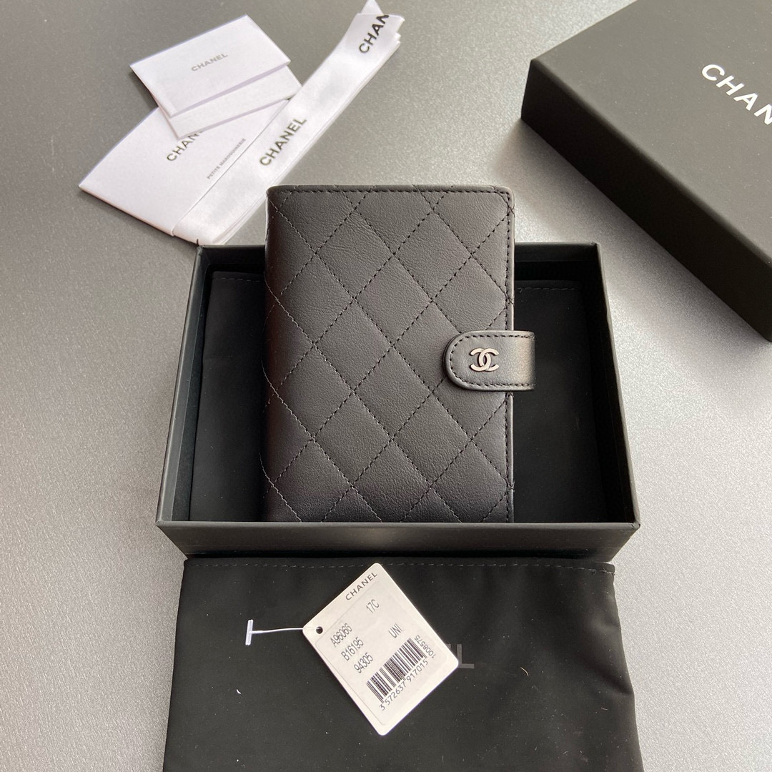 샤넬 Chanel 96066 지갑 Black 10CM