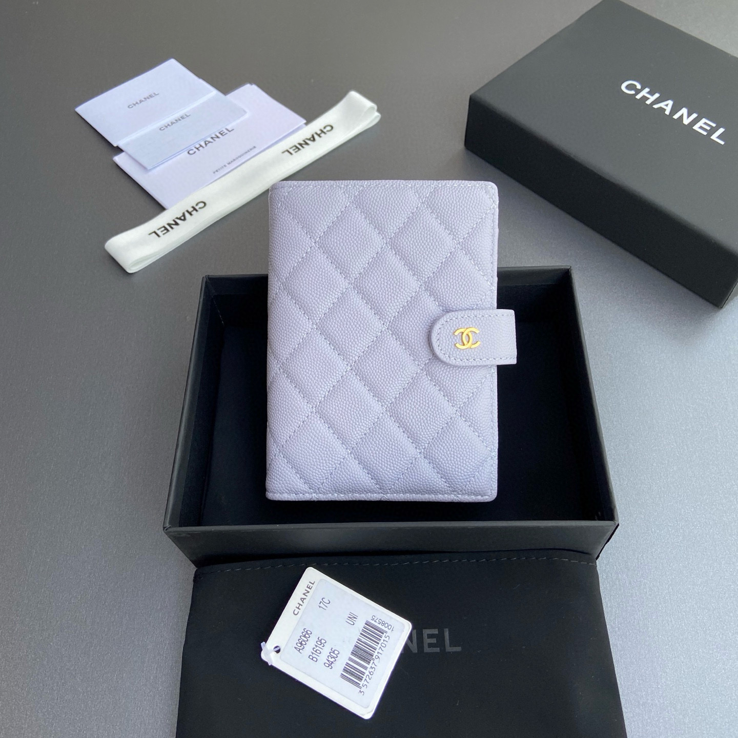 샤넬 Chanel 96066 지갑 Light purple 10CM