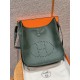 에르메스 Hermes Evelyne 33cm clemence 65 Vert Moyen/gold