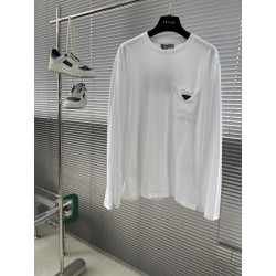 프라다 Prada 긴팔 티셔츠
