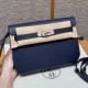 에르메스 Hermes kelly depeches 25cm Epsom 73 Blue Saphir/silver