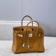 에르메스 Hermes Brikin 30cm Germany Leather 21 Natural Sable/silver