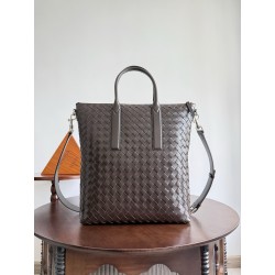 보테가 베네타 Bottega Veneta Intrecciato Zipped N/S Tote Bag Fondant 33.5cm