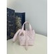 디올 Dior Toujours Vertical Nano Tote Bag pink 13cm