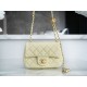 샤넬 Chanel Mini Flap Bag AS1786 yellow 18cm