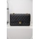 샤넬 Chanel Medium Classic Flap Bag A01112 Black gold 25cm