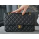 샤넬 Chanel Medium Classic Flap Bag A01112 Black gold 25cm