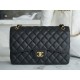 샤넬 Chanel Jumbo Classic Flap Bag A58600 Black gold 30cm