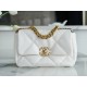 샤넬 Chanel 19 Handbag AS1160 White 26cm