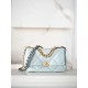 샤넬 Chanel 19 Handbag AS1161 Light blue 30cm