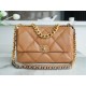 샤넬 Chanel 19 Handbag AS1161 Caramel  30cm