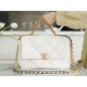 샤넬 Chanel 19 Handbag AS1161 White 30cm