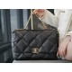 샤넬 Chanel CHANEL 19 Maxi Handbag AS1162 Black 36cm