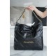 샤넬 Chanel 22P 22Medium  Handbag AS3261 Black gold 39cm