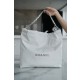 샤넬 Chanel 22P 22Medium  Handbag AS3261 White silver 39cm