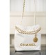 샤넬 Chanel 22P 22Mini Handbag AS3980 White gold 19cm