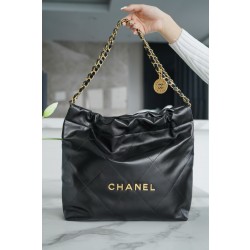 샤넬 Chanel 22P 22Small Handbag AS3260 Black gold 35cm