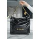 샤넬 Chanel 22P 22Small Handbag AS3260 Black gold 35cm