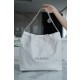 샤넬 Chanel 22P 22Medium Handbag AS3261 White silver 39cm