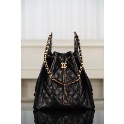 샤넬 CHANEL 25c 25Medium Handbag AS5311 Black 30cm