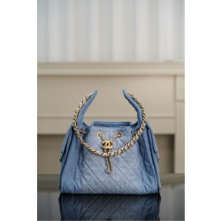 샤넬 CHANEL 25s 25Small Handbag AS5293 Blue 26cm