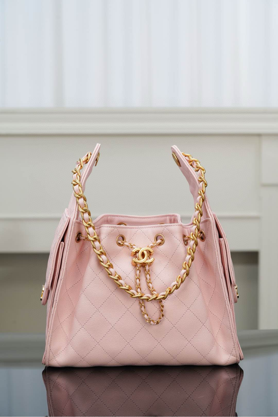 샤넬 CHANEL 25s 25Small Handbag AS5293 Pink 26cm