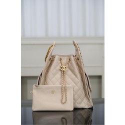 샤넬 Chanel 25s 25Medium Handbag AS5311 Apricot 40cm